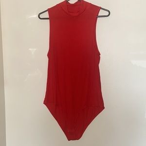 Wild Fable Red Bodysuit Size Large